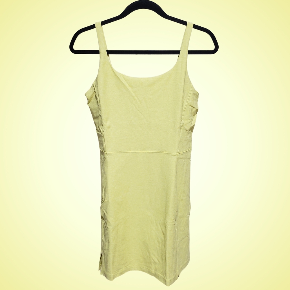 Outdoor Voices The Double Time Dress Women Mellow Yellow XL NWT 💛